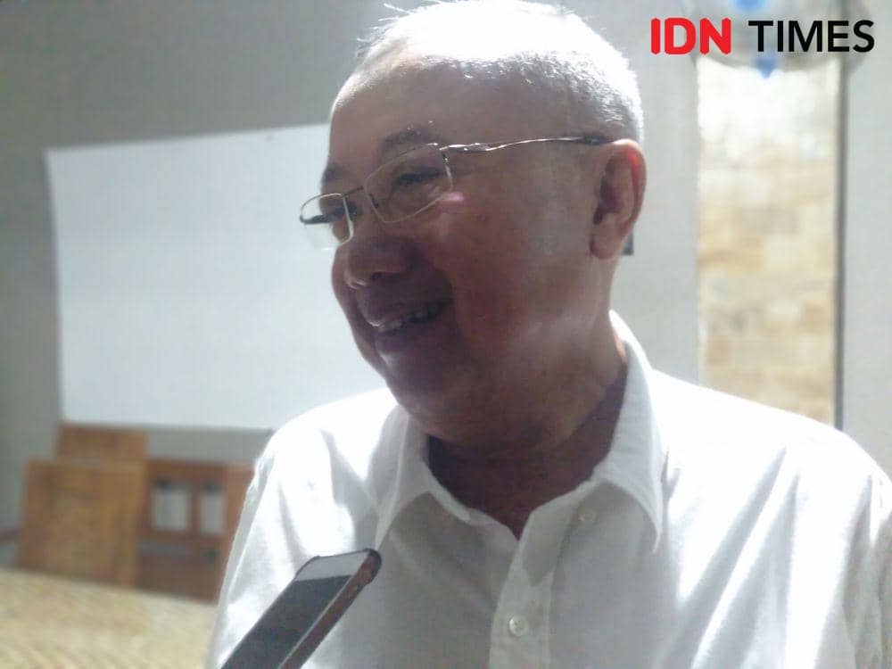 Bupati Bantul sekaligus bakal calon bupati dari Partai Gerindra Bantul. IDN Times/Daruwaskita