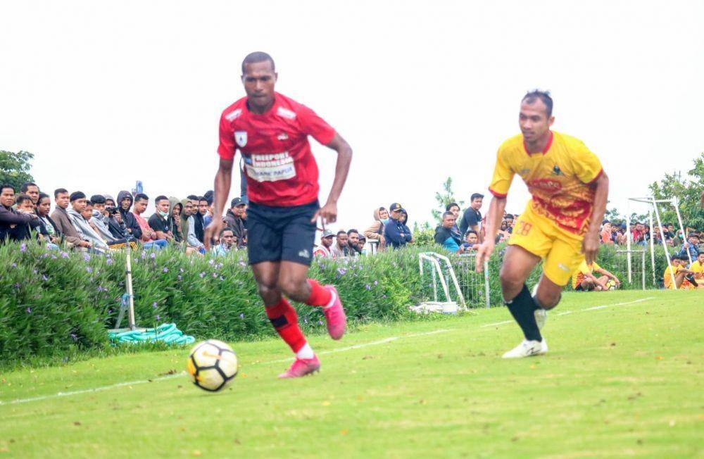 Uji coba di Jogja sekaligus mencari kerangka Persipura untuk Liga 1. IDN Times/ Alfi Ramadana