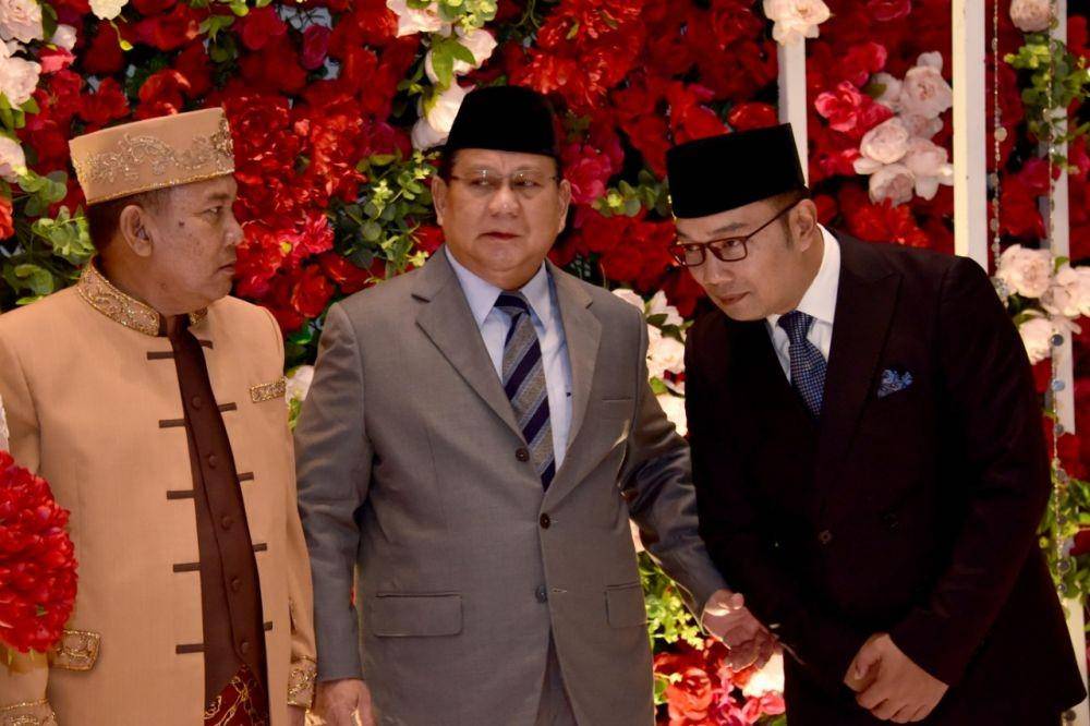 Pertemuan Prabowo dan Ridwan Kamil di Bandung (Istimewa)