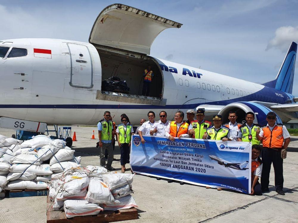 Realisasikan Subsidi Kargo, Trigana Air Angkut 14 Ton Barang ke Wamena