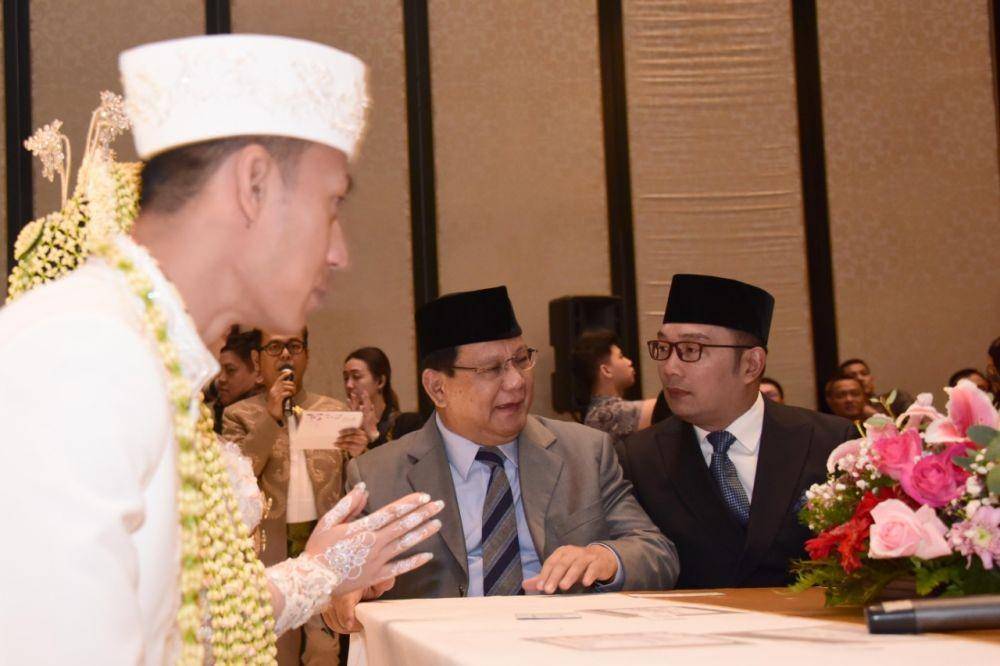 Pertemuan Prabowo dan Ridwan Kamil di Bandung (Istimewa)
