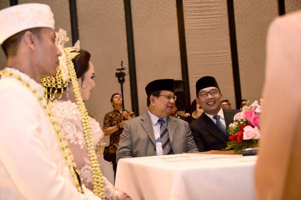 Pertemuan Prabowo dan Ridwan Kamil di Bandung (Istimewa)