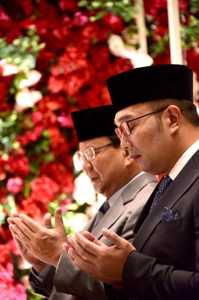 Pertemuan Prabowo dan Ridwan Kamil di Bandung (Istimewa)
