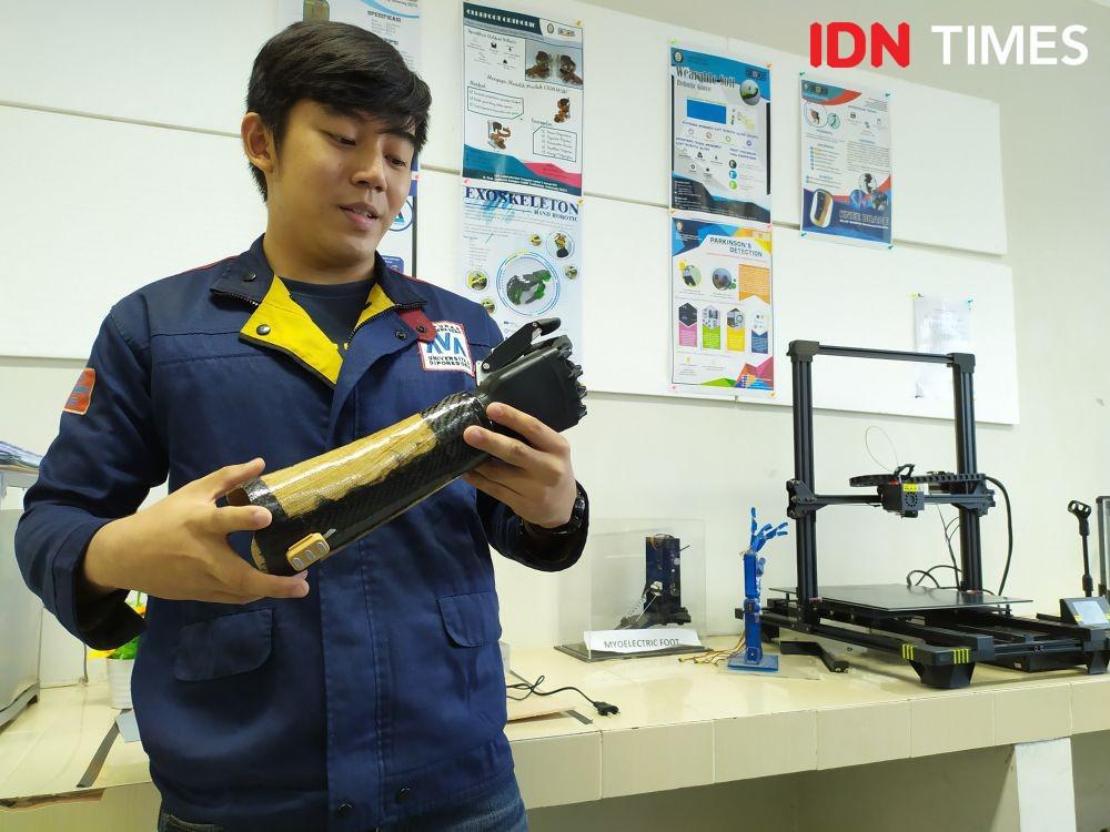 Peneliti Undip Buat Tangan Bionik, Bahannya Eceng Gondok Rawa Pening