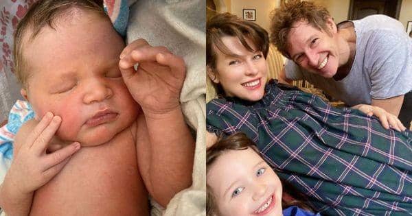 Melahirkan Anak Ketiga, 10 potret Perjuangan Kehamilan Milla Jovovich
