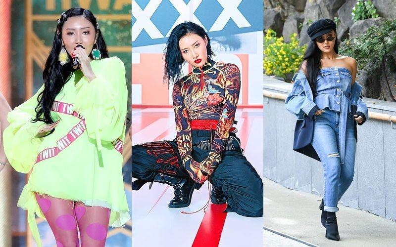 10 Inspirasi Gaya Nyentrik ala Hwasa MAMAMOO, Swag Abis!