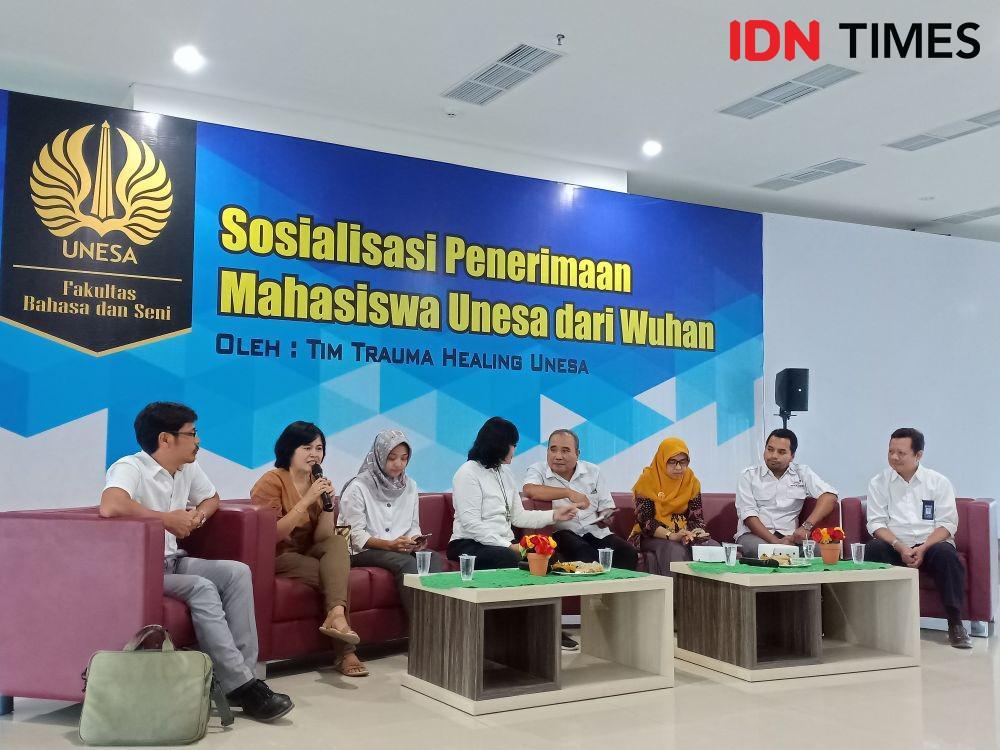 Unesa Siapkan Trauma Healing bagi Mahasiswa yang Diobservasi di Natuna