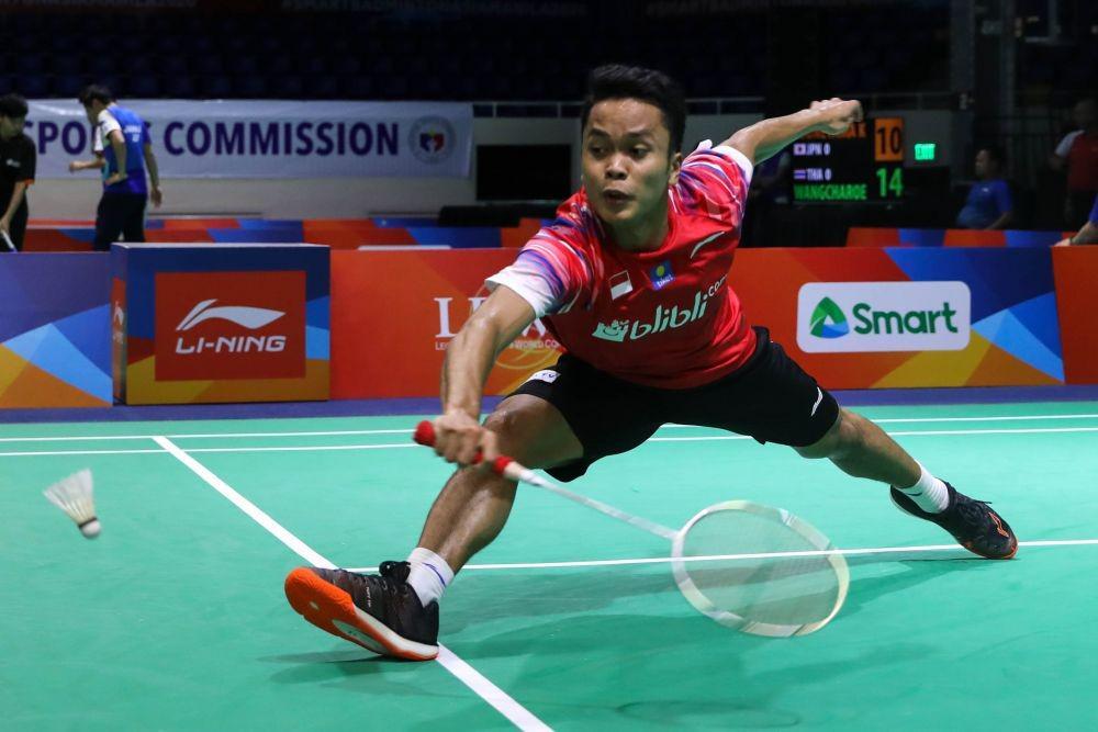 [BREAKING] Kalahkan Lee Zii Jia, Anthony Ginting Bawa Indonesia Unggul