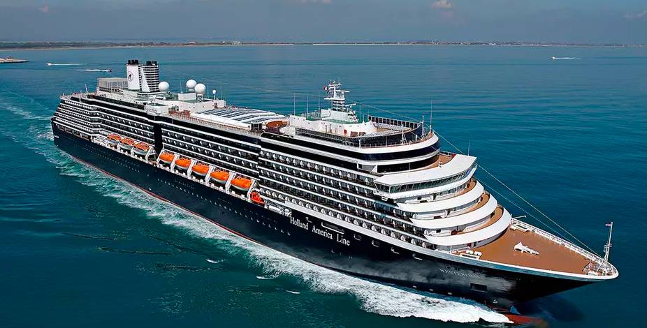 Kapal pesiar Amerika Serikat Holland America Line Westerdam saat berlayar. Foto: Westerdam