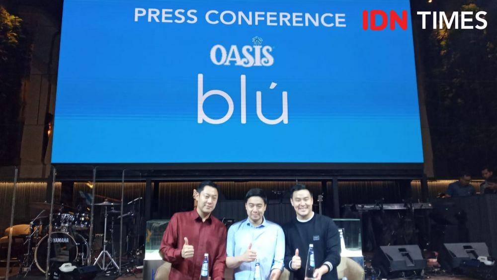 Peluncuran OASIS BLU di LAVVA Lounge, Jakarta. IDN Times/Dhiya Awlia.A
