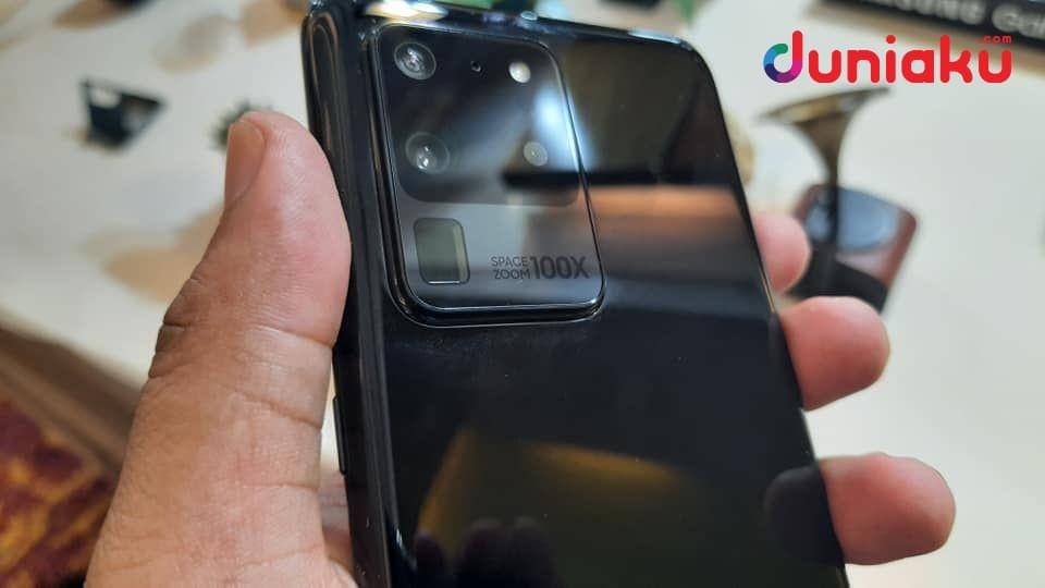 Quad Cam Samsung Galaxy S20 Ultra. duniaku.com/Adhitya Daniel