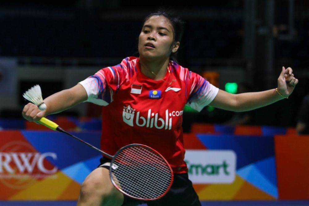 Gregoria Mariska Tunjung turun di partai pembuka babak penyisihan grup Kejuaraan Beregu Asia 2020 (IDN Times/PBSI)
