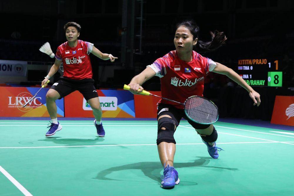 Ni Ketut Mahadewi Istarani/Apriyani Rahayu di Kejuaraan Bulu Tangkis Beregu Asia 2020 (IDN Times/PBSI)