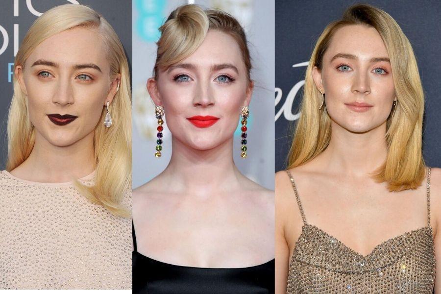 Inspirasi Makeup Pesta ala Saoirse Ronan, Ada yang Berlipstik Gelap!