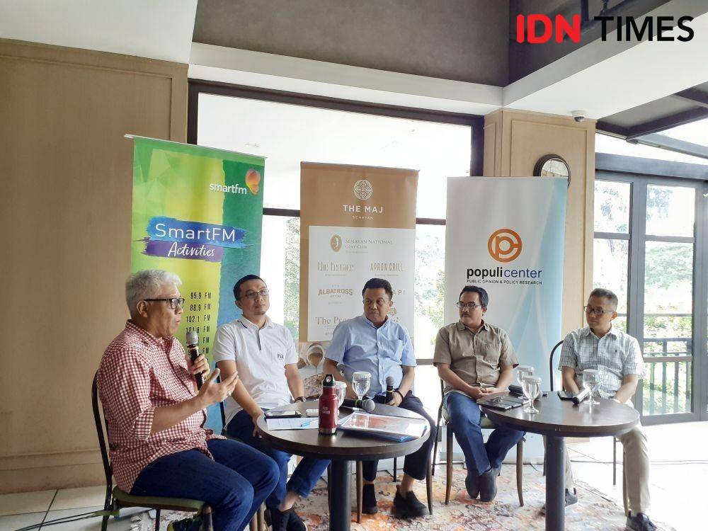 (Diskusi mengenai kesiapan penyelenggaraan Formula E) IDN Times/Denny Adhietya