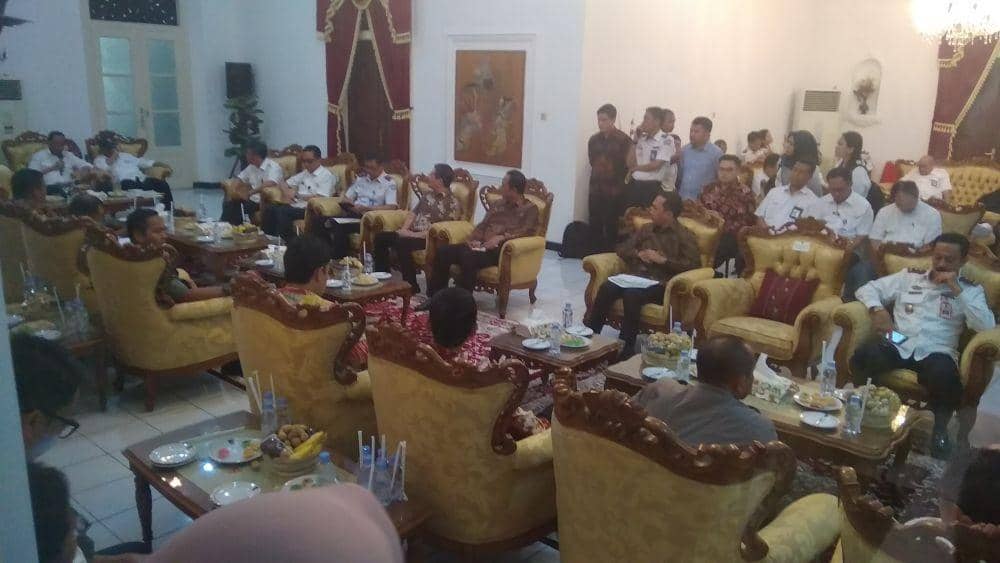 Rapat persiapan pembangunan bandara Kediri. IDN Times/ istemewa