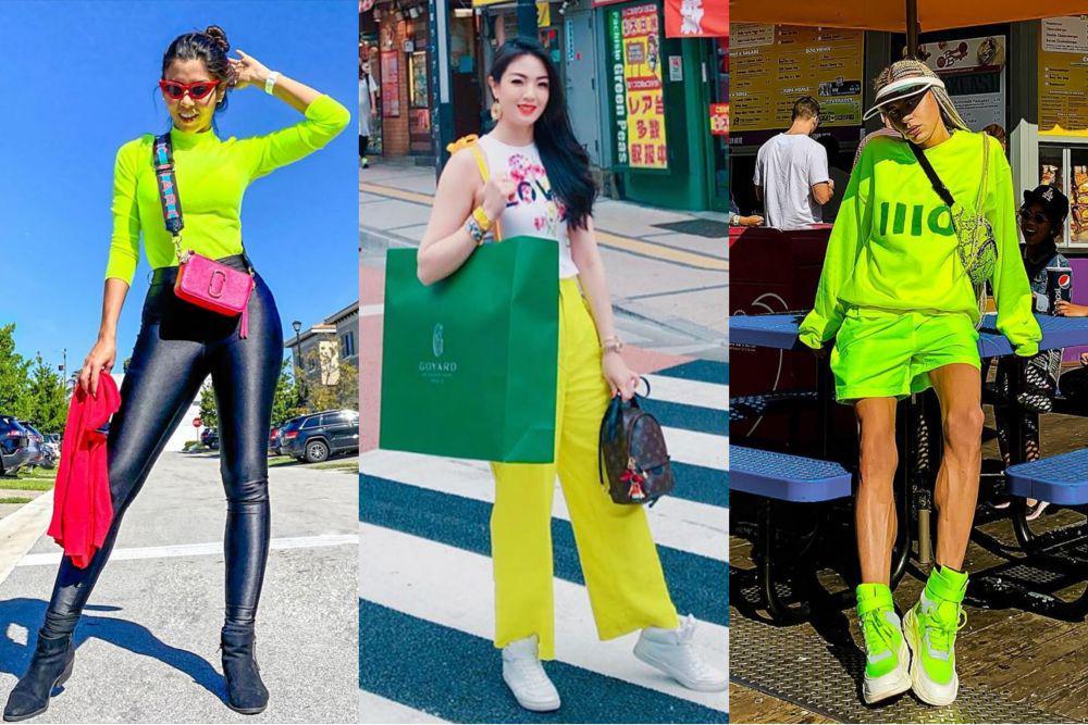 10 Ide Mix and Match Outfit Warna Neon, Gak Norak Kok!
