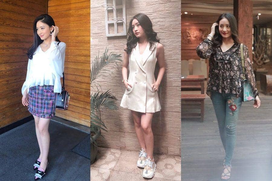 10 Inspirasi Style Feminin ala Natasha Wilona yang Selalu Modis