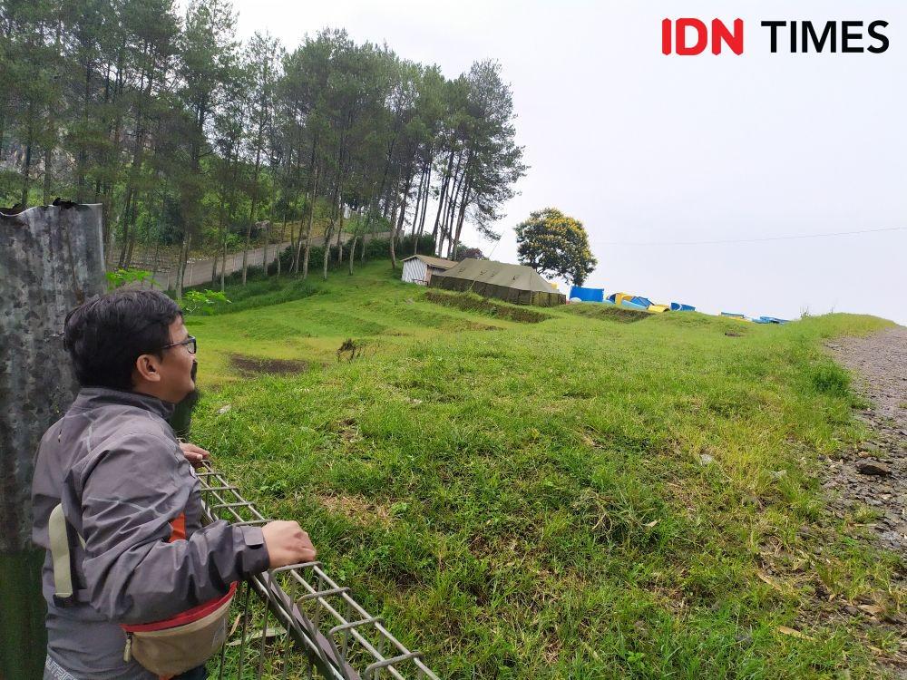 Lokasi pembangunan waterboom di sesar Lembang. (IDN Times/Bagus F)