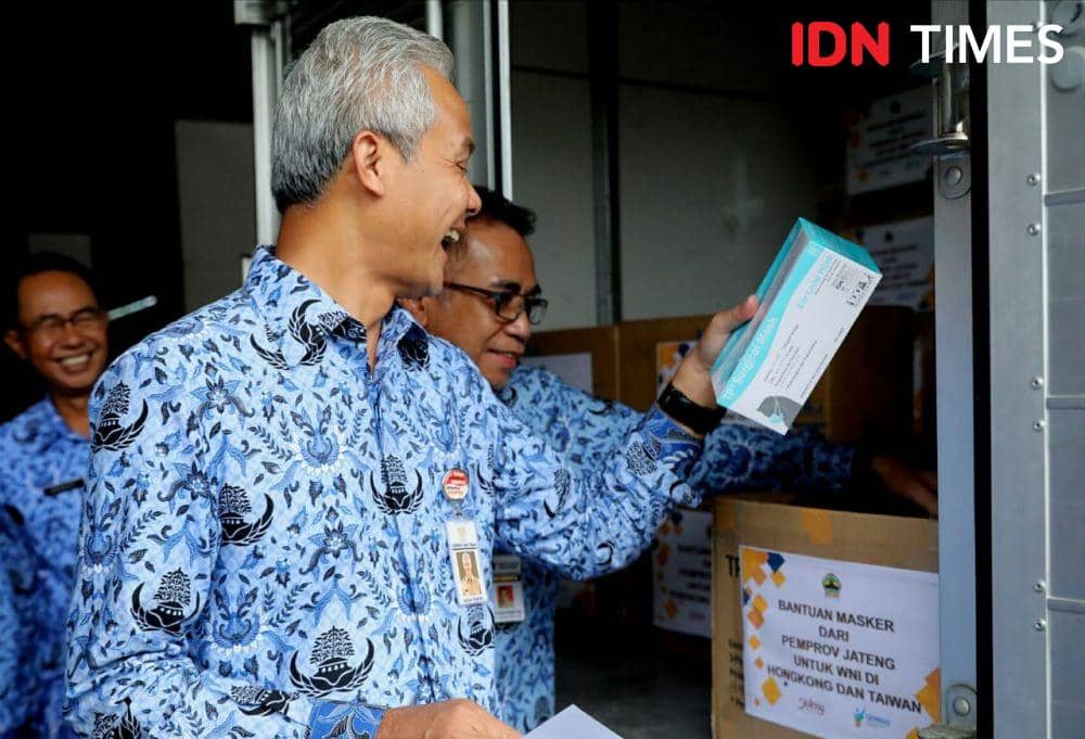 Jateng Kirim 41.250 Masker ke Tiga Negara, Bantu Atasi Virus Corona