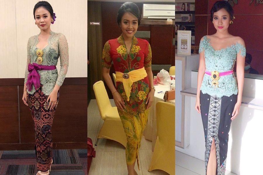 9 Kebaya ala Cok Istri Krisnanda, Menawan dalam Busana Adat Bali!
