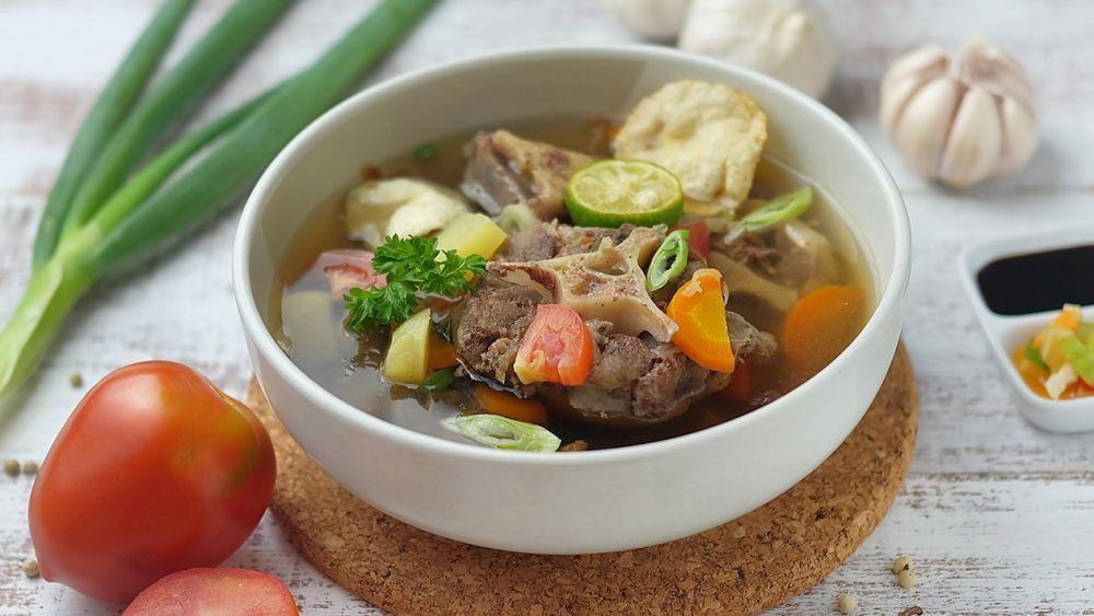 Resep Sop Buntut Kacang Merah, Nikmat Kuah Gurihnya Bikin Nambah Porsi