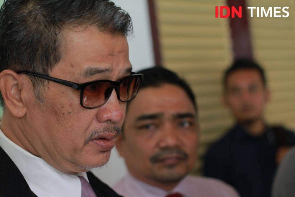 Hamdani Harahap, kuasa hukum yang mendampingi enam warga Sumut pelapor Edy Rahmayadi ke KPK (IDN Times/Prayugo Utomo)