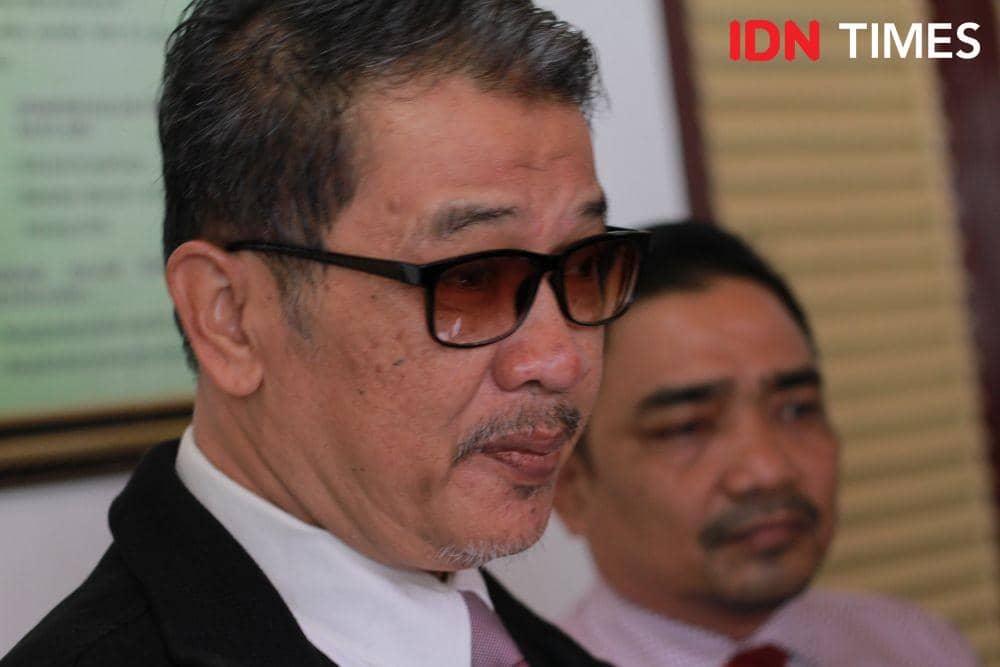 Hamdani Harahap, kuasa hukum yang mendampingi enam warga Sumut pelapor Edy Rahmayadi ke KPK (IDN Times/Prayugo Utomo)