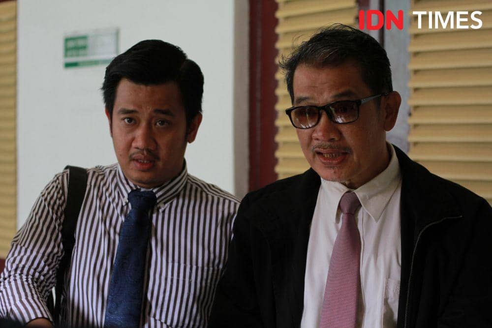 Hamdani Harahap, kuasa hukum yang mendampingi enam warga Sumut pelapor Edy Rahmayadi ke KPK (IDN Times/Prayugo Utomo)