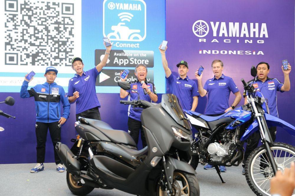 Rossi & Vinales Ramaikan Peluncuran Aplikasi Y-Connect, Secanggih Apa?
