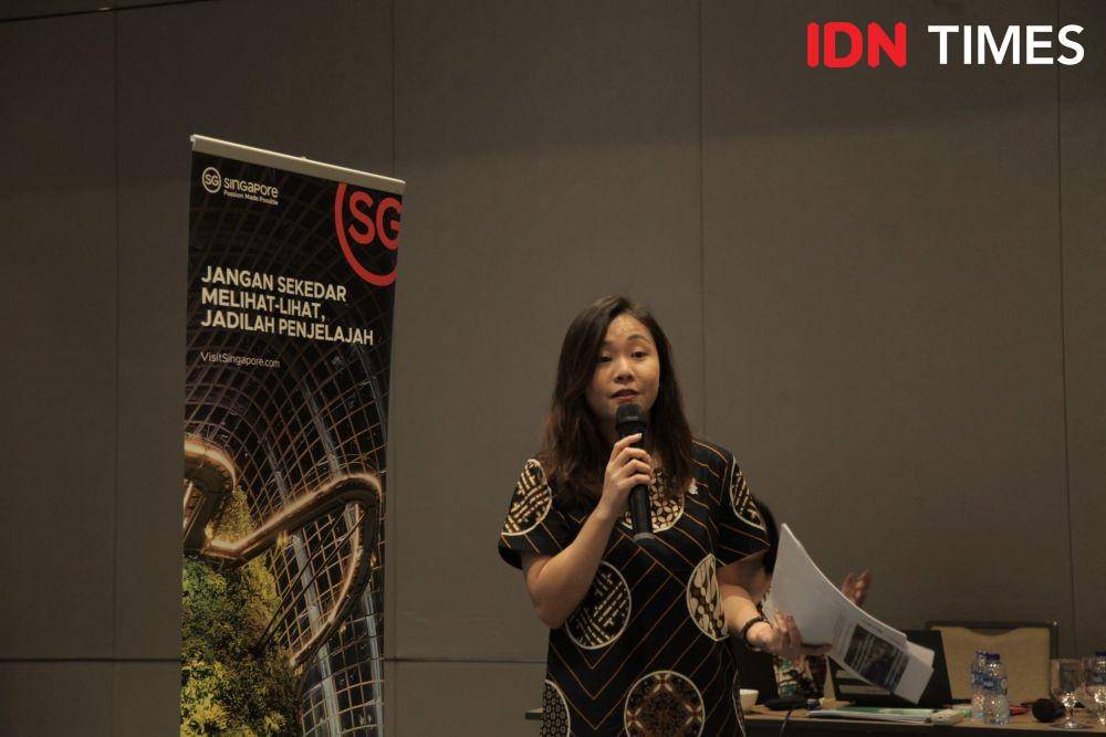 Pemaparan Year In Review Singapore Tourism Board di Four Points by Sheraton, Surabaya (19/2). IDN Times/Naufal Al Rahman