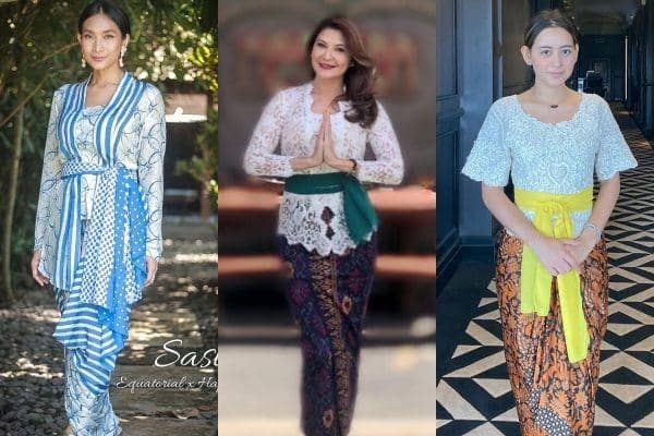Kebaya Publik Figur saat Ucapkan Hari Raya Galungan, Siapa Terkece?