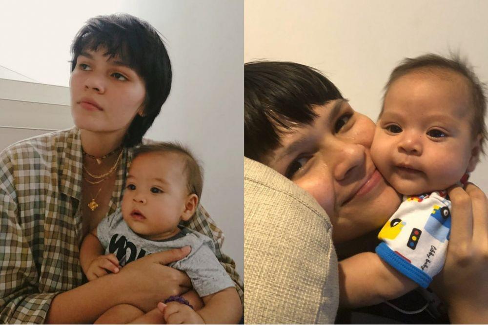 10 Potret Momen Kebersamaan Aquila Firrina & Anak, Gemesin Parah!