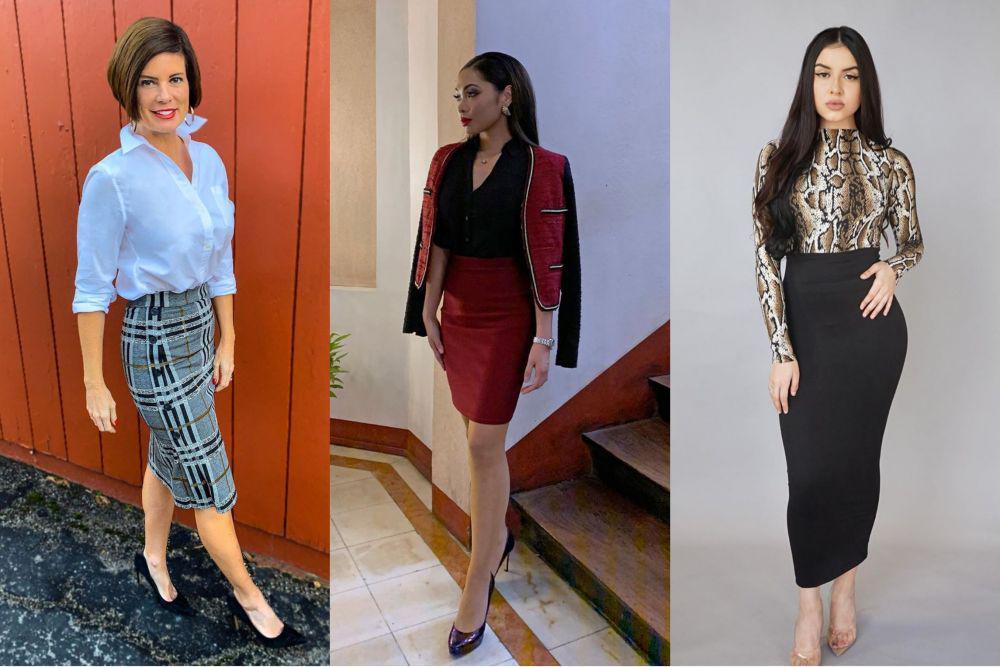 10 ide padu padan ootd dengan pencil skirt, super modis & berkela