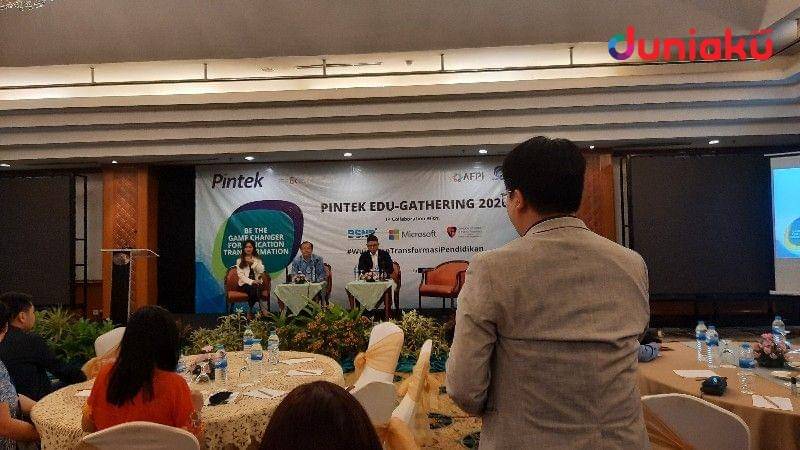 Sesi QnA Pintek Edu-Gathering. duniaku.com/Adhitya Daniel