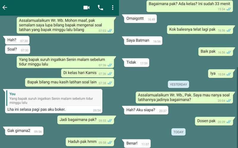 Ditanya Tentang Soal Latihan, Jawaban Dosen Ini Bikin Geregetan Deh!