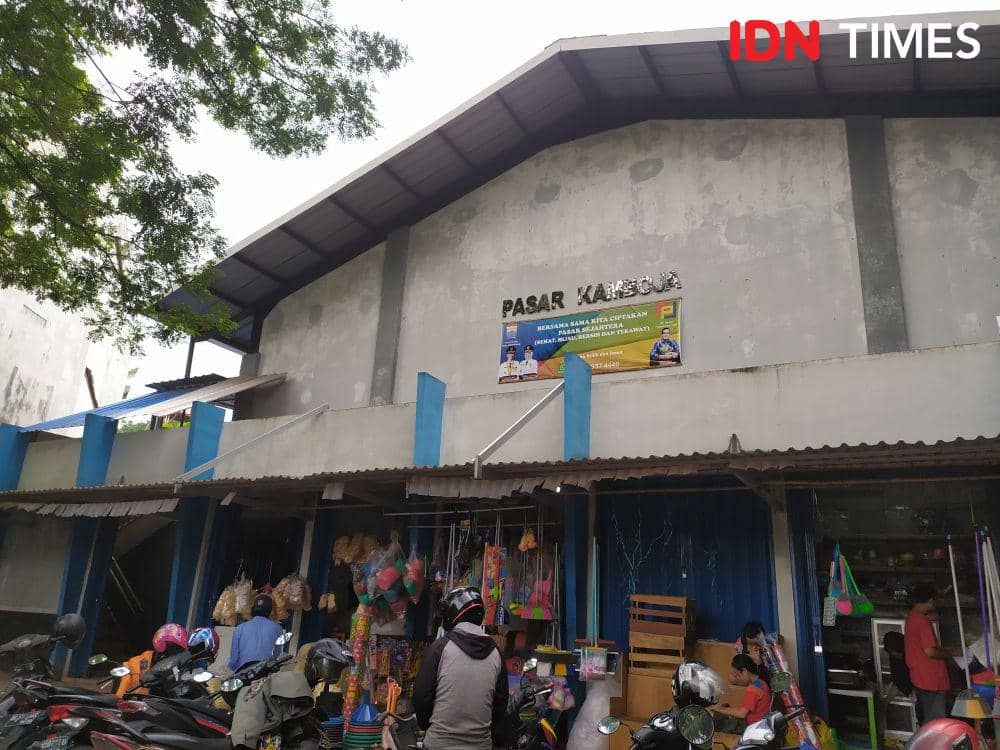 Situasi pasar Kamboja Palembang (IDN Times/Feny Maulia Agustin)