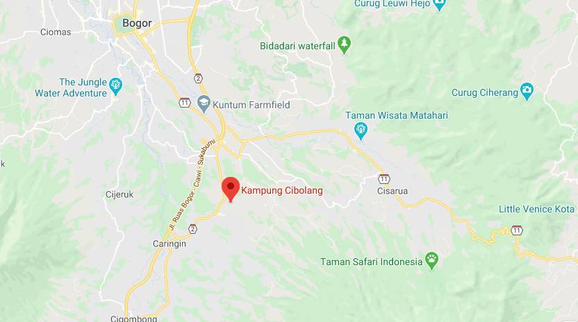 Lokasi tanah longsor (Google Map)