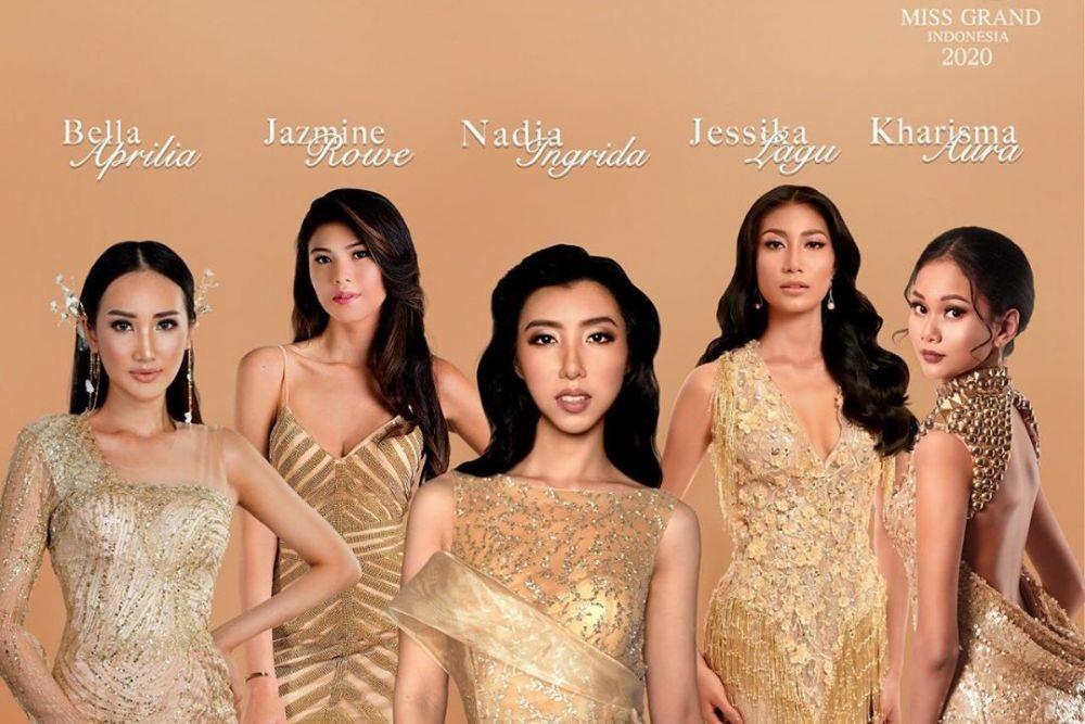 Hanya Ada 5 Kontestan, Ini 10 Potret Finalis Miss Grand Indonesia 2020
