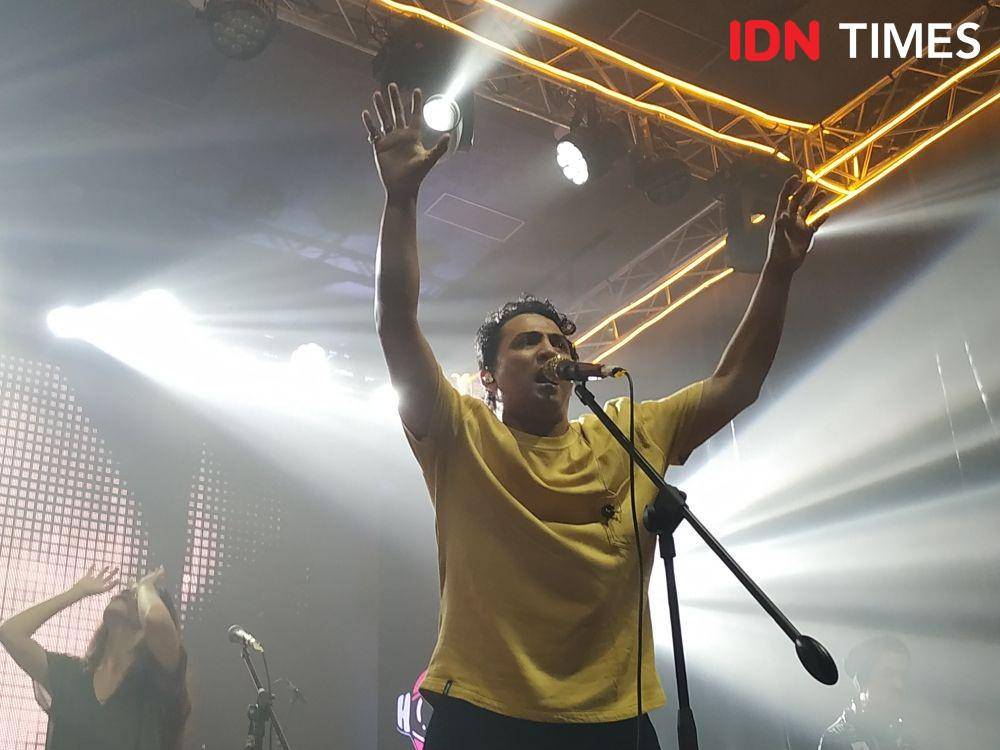 Sal Priadi dalam IM3 Ooredoo Collabonation, Jakarta. 20 Februari 2020. IDN Times/Nadia Umara