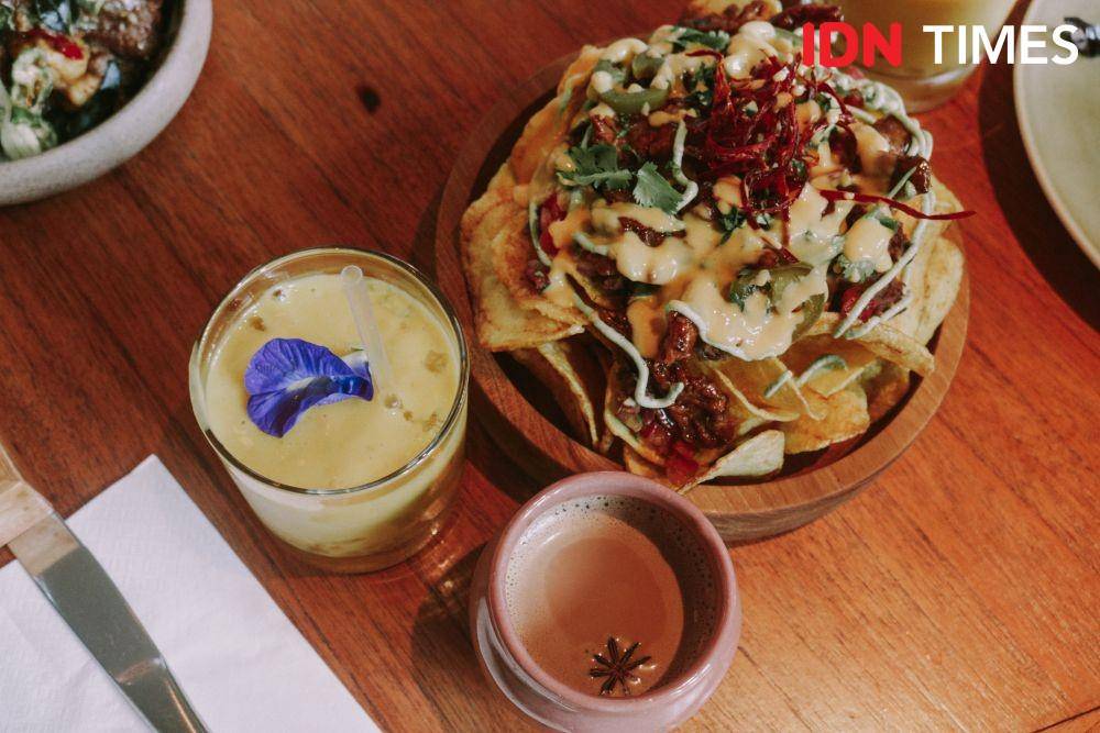 Masakan khas India pada acara Mr. Fox Surabaya x Gunpowder di Mr. Fox, Tunjungan Plaza 5 (21/2). IDN Times/Prila Arofani