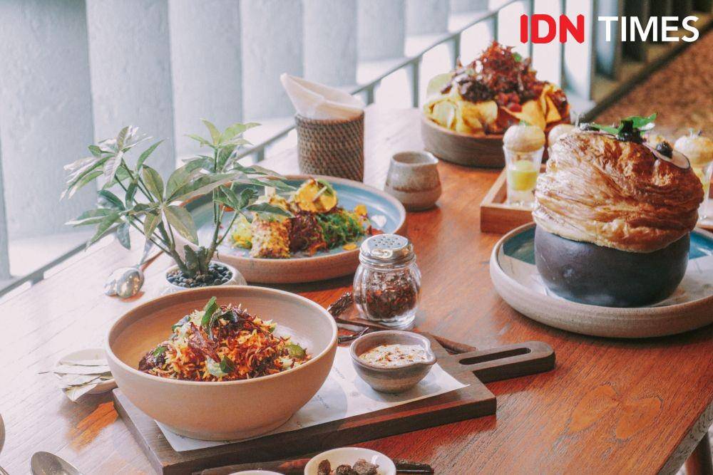Masakan khas India pada acara Mr. Fox Surabaya x Gunpowder di Mr. Fox, Tunjungan Plaza 5 (21/2). IDN Times/Prila Arofani