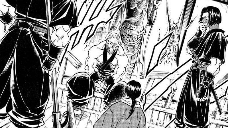 Pertemuan Yaminobu dengan I'izuka. kenshin.fandom.com