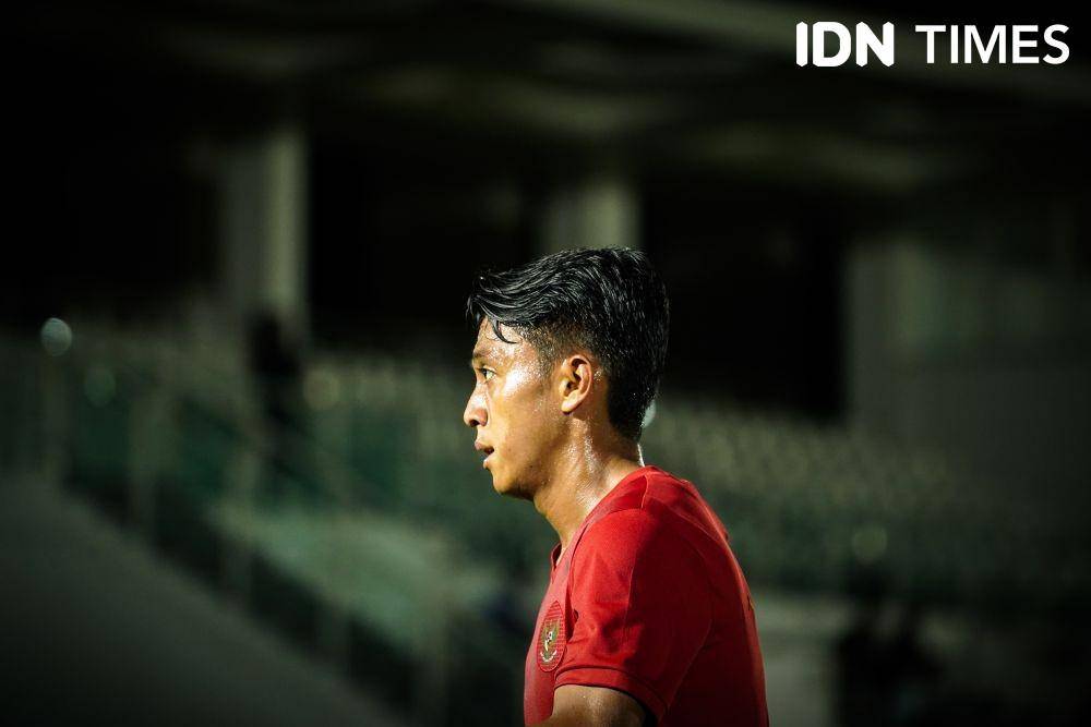 Pemain Timnas Indonesia, Febri Haryadi. (IDN Times/Ilyas Listianto Mujib).