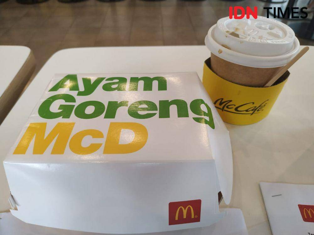 Salah satu produk McD yang ada di dalam menu (IDN Times/Hana Adi Perdana)