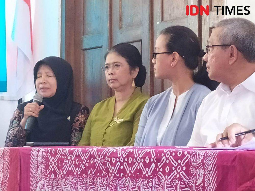 Kepala Sekolah SMPN 1 Turi Sleman memberikan keterangan susur sungai. IDN Times/Siti Umaiyah