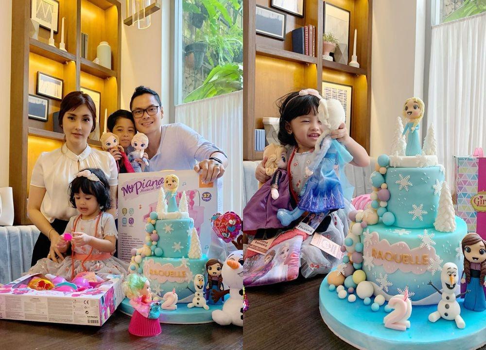 10 Momen Intimate Ulang Tahun ke-2 Raquelle Magali, Anak Eva Anindita
