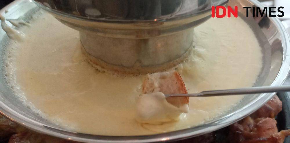 Roti khas Perancis di Orient8 Hotel Mulia Senayan, Jakarta. IDN Times/Dhiya Awlia.A