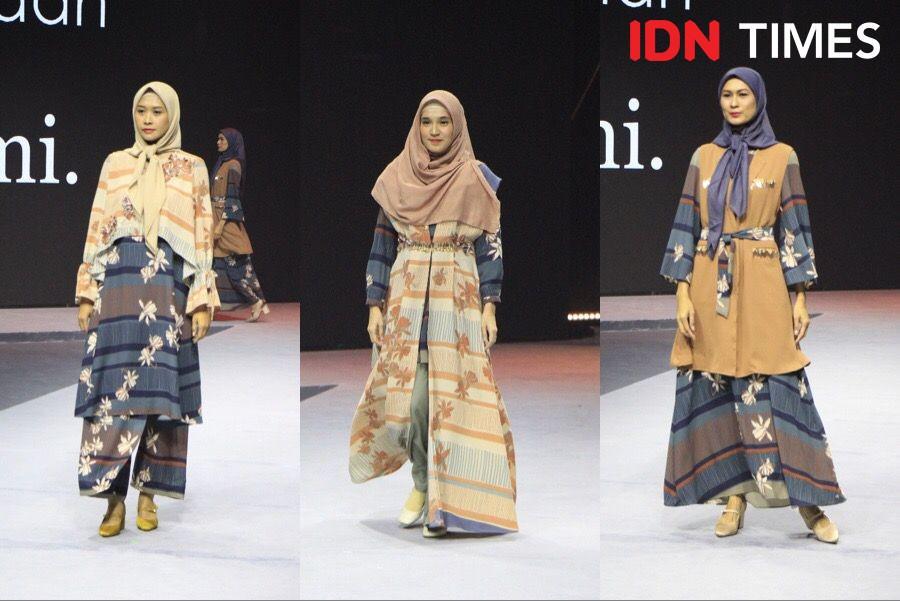 Bermotif Bunga Melati, 9 Koleksi Fashion Hijab KAMI di MUFFEST 2020