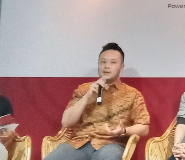 Edward Tirtanata, CEO & Co-Founder Kopi Kenangan dalam Peluncuran Digitarasa, Jakarta. IDN Times/Dhiya Awlia.A